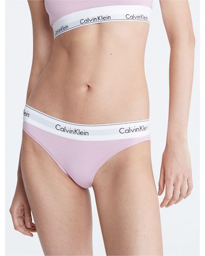 Calvin Klein Modern Cotton Bikini - Purple