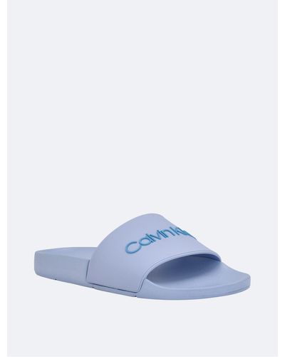 Calvin Klein Andies Slides - Blue
