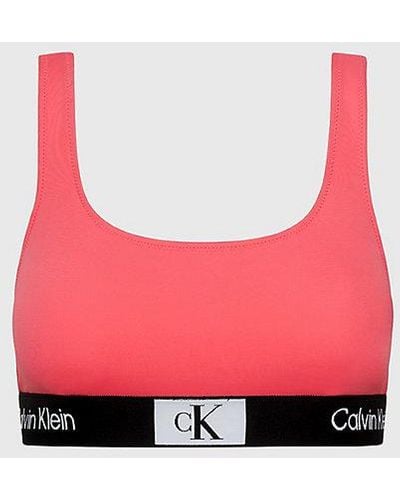 Calvin Klein Bralette Bikinitop - Ck96 - Rood