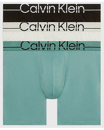 Calvin Klein 3-pack Boxers Lang - Pro Fit - Groen