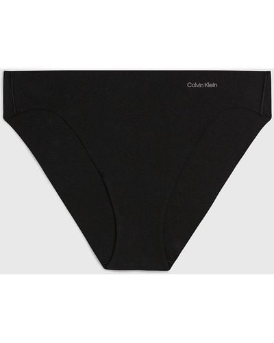 Calvin Klein Culottes - Invisibles Cotton - Noir