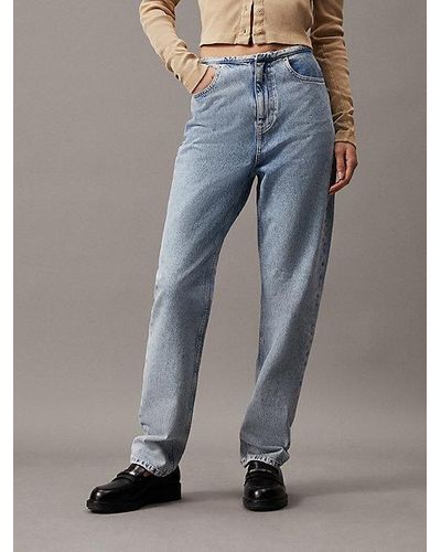 Calvin Klein Authentic Slim Straight Jeans - Blau