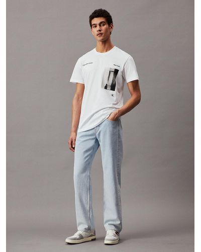 Calvin Klein Photo Print T-shirt - Grey