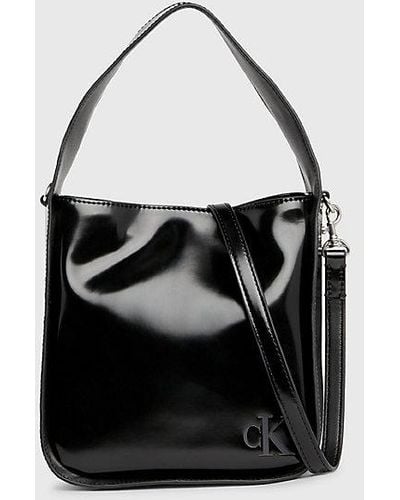 Calvin Klein Kleine Bucket Bag - Zwart