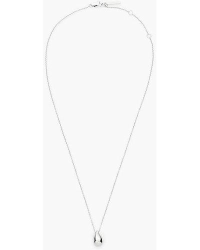 Calvin Klein Ketting - Sculptured Drops - Wit