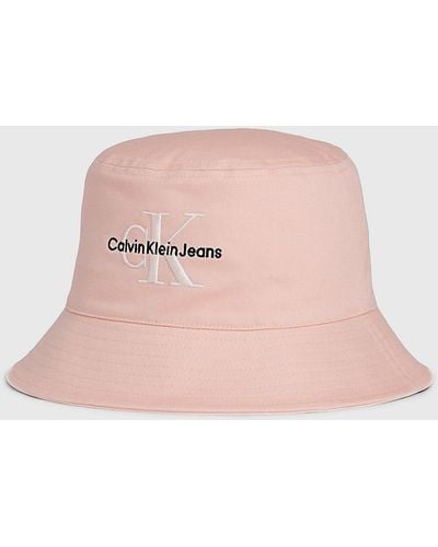 Calvin Klein Twill Bucket Hat - Pink