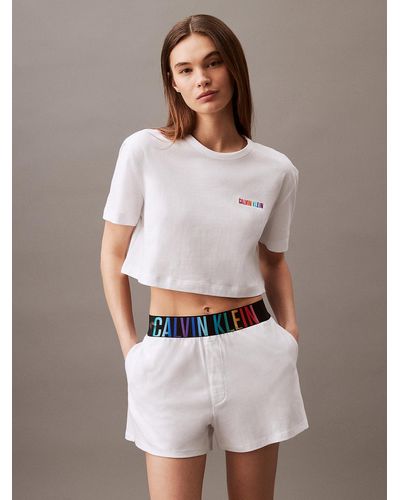 Calvin Klein Intense Power Pride Lounge Sleep Shorts - Multicolour