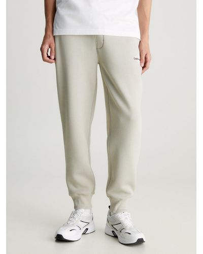 Calvin Klein Pantalon de jogging en polaire avec monogramme - Multicolore