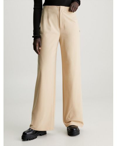 Calvin Klein Pantalon ample en tricot - Neutre