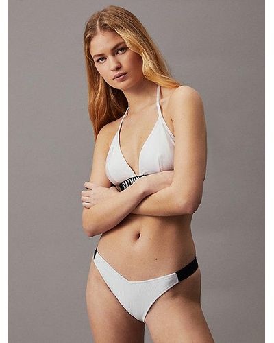 Calvin Klein Partes de abajo de bikini - Intense Power - Blanco