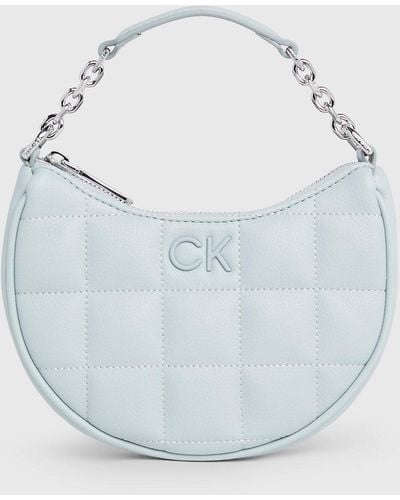 Calvin Klein Mini-sac à main matelassé - Bleu