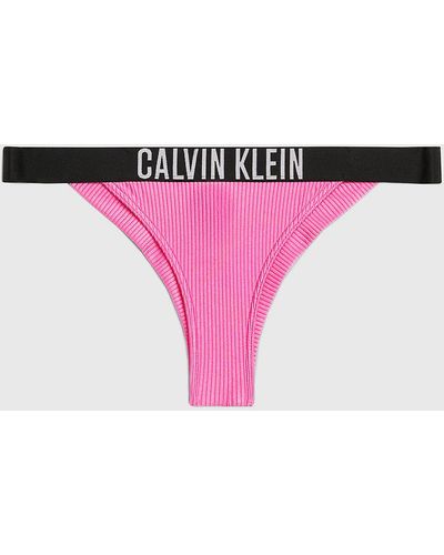 Calvin Klein Brazilian Bikini Bottoms - Intense Power - Pink