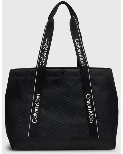 Calvin Klein Beach Tote Bag - Ck Meta Legacy - Black