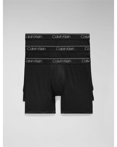 Calvin Klein Micro Stretch 3-pack Boxer Brief - Black