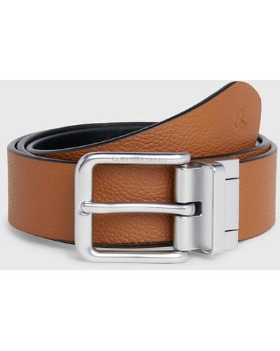 Calvin Klein Reversible Leather Belt - Brown