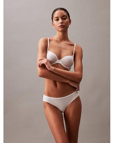 Calvin Klein Sheer Marquisette Bikini - White