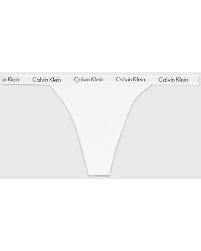 Calvin Klein String Thong - Carousel - Weiß