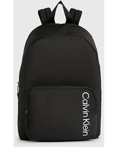 Calvin Klein Runder Rucksack - Schwarz