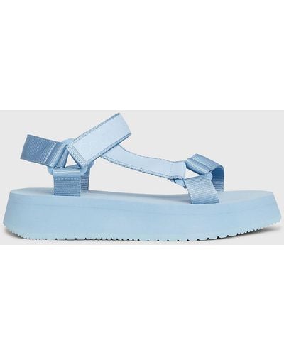 Calvin Klein Webbing Sandals - Blue