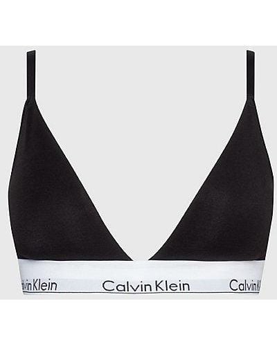 Calvin Klein Sujetador de triángulo - Modern Cotton - Negro