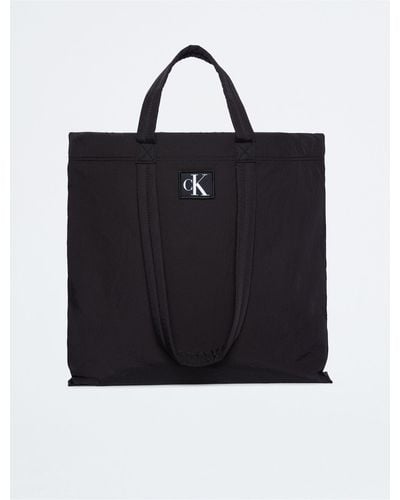 Calvin Klein City Nylon Reversible Tote Bag - Black