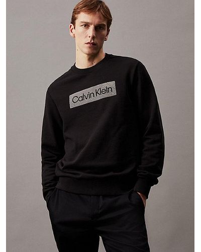 Calvin Klein Sweatshirt Met Logo - Zwart