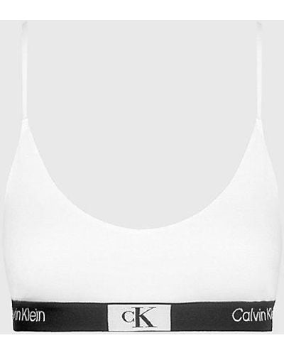 Calvin Klein Corpiño de tirantes finos - CK96 - Blanco