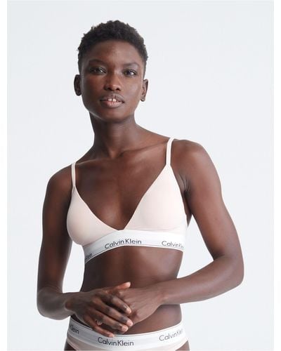 Calvin Klein Fuller Bust Modern Cotton Lightly Lined Bralette in