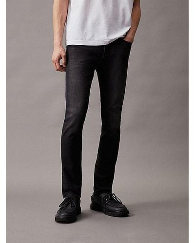 Calvin Klein Skinny Jeans - Zwart