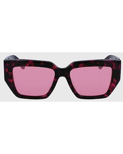 Calvin Klein Sonnenbrille Butterfly CKJ23608S - Pink