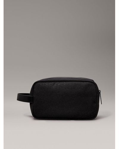 Calvin Klein Logo Wash Bag - Black