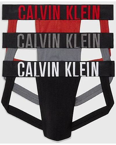 Calvin Klein 3-pack Jock Straps - Intense Power - Wit