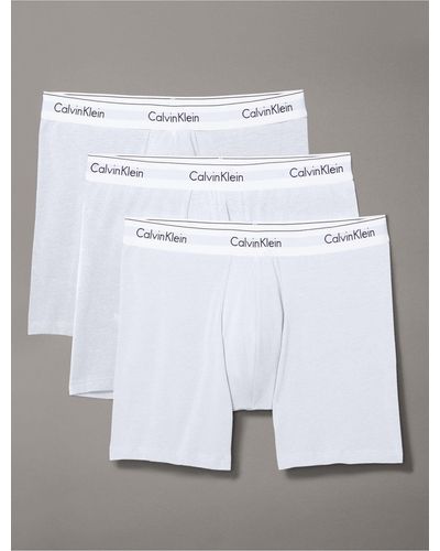 Calvin Klein Modern Cotton Stretch 3 Pack Boxer Brief - White