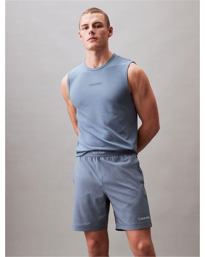Calvin Klein Modern Sport Woven Shorts - Blue