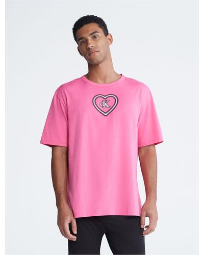Calvin Klein 1996 V-day Crewneck T-shirt - Pink