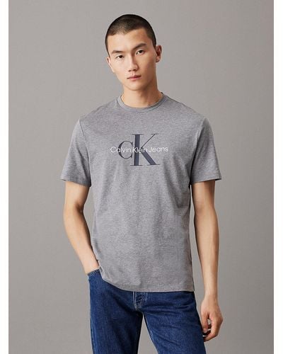Calvin Klein Monogram T-shirt - Grey
