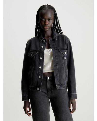 Calvin Klein Veste en jean collector - Noir