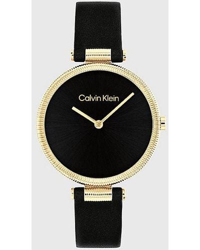 Calvin Klein Armbanduhr - Gleam - Schwarz