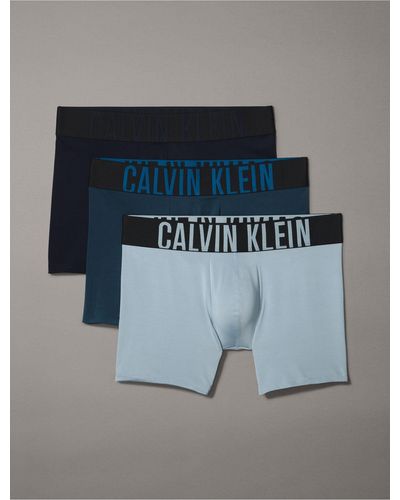 Calvin Klein Intense Power Micro 3-pack Boxer Brief - Blue