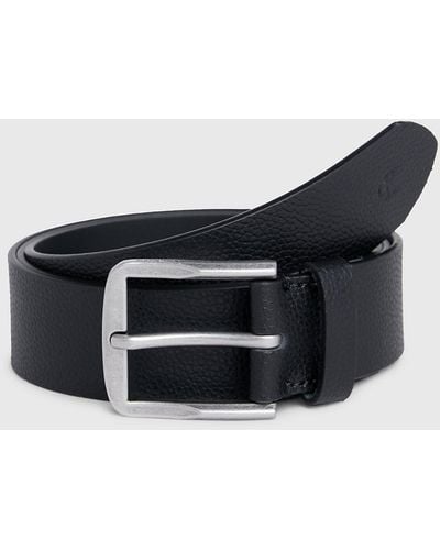 Calvin Klein Leather Belt - Black