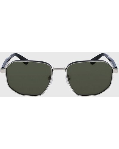 Calvin Klein Rectangle Sunglasses Ck23102s - Green