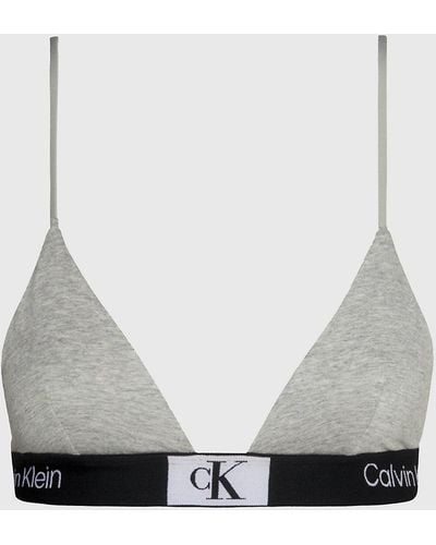Calvin Klein Triangle Bra - Ck96 - Grey