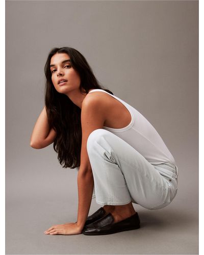 Calvin Klein Original Straight Fit Jeans - Grey