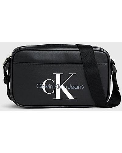 Calvin Klein Bandolera con logo convertible - Negro