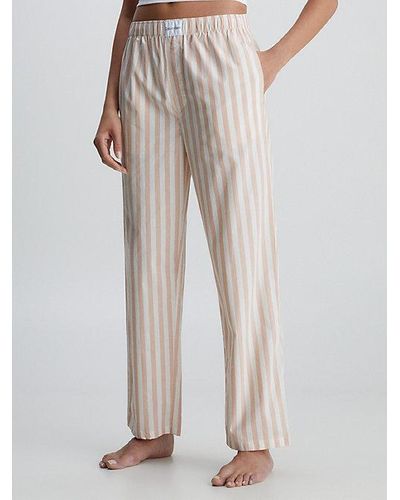 Calvin Klein Pyjama-Hose - Pure Cotton - Natur