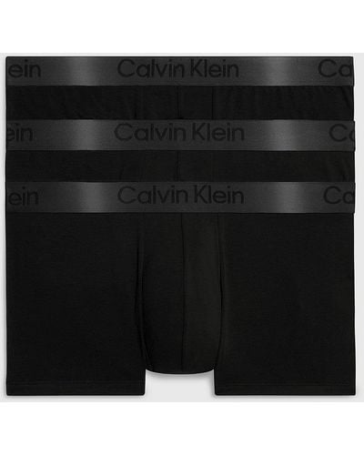 Calvin Klein Lot de 3 boxers taille basse - CK Black - Noir
