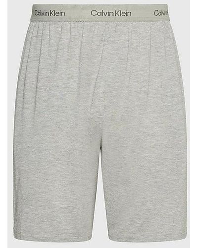 Calvin Klein Pyjamashort - Ultra Soft Modern - Grijs