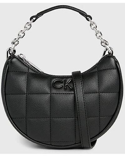 Calvin Klein Doorgestikte Mini-handtas - Zwart