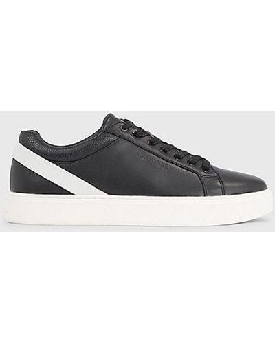 Calvin Klein Leren Sneakers - Wit