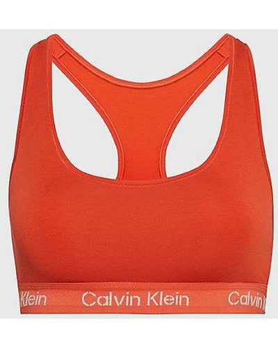 Calvin Klein Bralette - Modern Cotton - Oranje